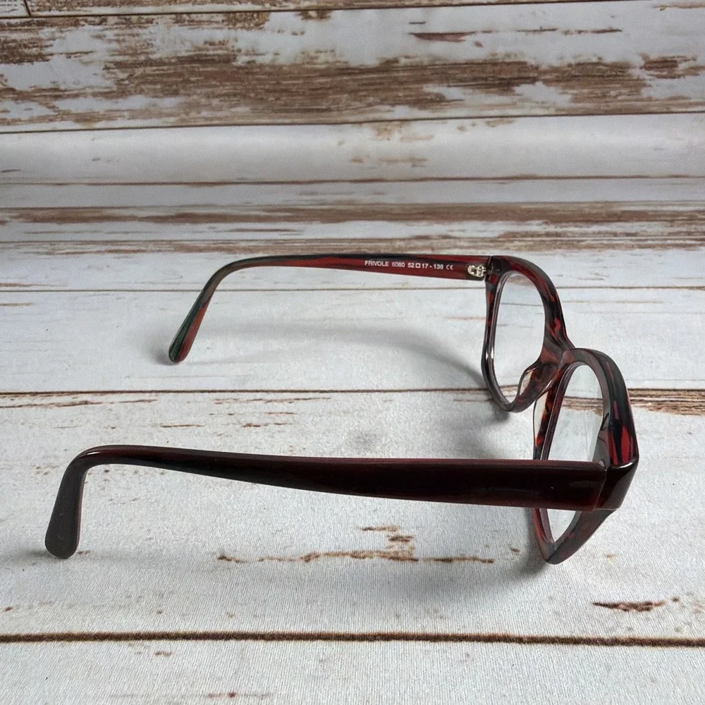 Lafont Paris Frivole 6080 Eyeglasses Frames Burgundy Tortoise 52-17